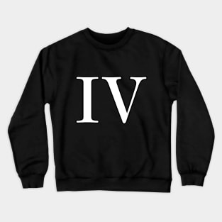 Roman Numeral 4 IV Crewneck Sweatshirt